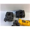 Image 2 : DeWalt Cordless Grinder and (2] Battery Chargers - As Is