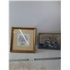 Image 1 : (2) Framed Pictures (14"×14") and (13"×10")