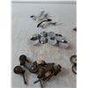Image 3 : Hardware , Drawer Knobs, Small Caster Wheels