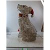 Image 1 : Christmas Wire Dog - 29"Tall x 15" x 12" - (lights Working)  -  PICK UP