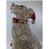 Image 2 : Christmas Wire Dog - 29"Tall x 15" x 12" - (lights Working)  -  PICK UP