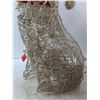Image 3 : Christmas Wire Dog - 29"Tall x 15" x 12" - (lights Working)  -  PICK UP