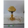 Image 1 : Yellow Glass Lamp (working Lights up)