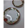 Image 2 : Christmas Dishes - (6) Plates, (1) Serving Plate, (3) Bowls (1) Tea Cup