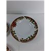 Image 5 : Christmas Dishes - (6) Plates, (1) Serving Plate, (3) Bowls (1) Tea Cup