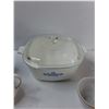 Image 7 : (2) Vases, (4) Cups, (1) Creamer, (1) Bowl, Casserole Dish
