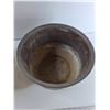 Image 4 : (2) Vintage Brass Planter Pots - 12'' Diameter  9'' Deep