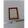 Image 1 : Framed Poem - 6'' x 8''