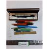 Image 1 : Assorted Fountain Pens & Pencils, Watch Strap