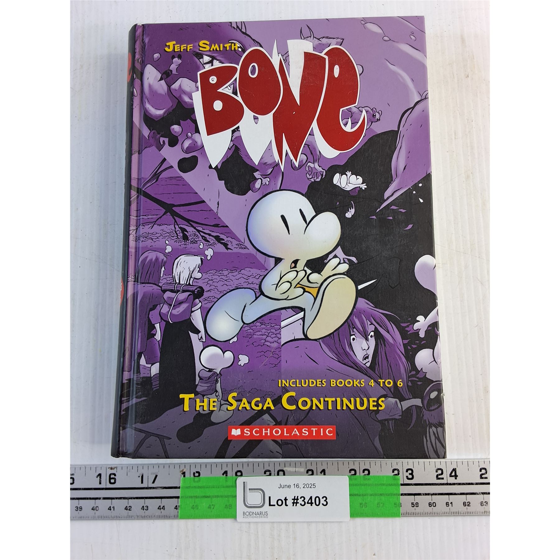 Bone Book by Jeff Smith - The Saga Continues - Bodnarus Auctioneering