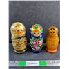 Image 1 : (3) Slavic Stacking Dolls