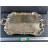 Image 1 : Silver Serving Tray 19" x 13"