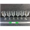 Image 1 : (6) Lead Crystal Goblets