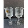 Image 2 : (6) Lead Crystal Goblets