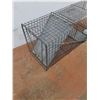 Image 2 : **Small Animal Trap Cage, 10.5" x 32" x 12", As Is - Cannot Ship