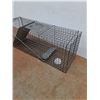 Image 3 : **Small Animal Trap Cage, 10.5" x 32" x 12", As Is - Cannot Ship
