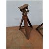 Image 2 : **(2) Adjustable Jack Stands, Both As Is- Cannot Ship