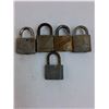 Image 2 : (5) Vintage Padlocks - No Keys