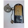 Image 2 : Vintage - Bill Holders, Alarm Clock, Strap Bell, Bottles, Cements, Tray, Chalk-Line, Misc.