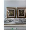 Image 1 : (2) Egyptian Framed Pictures (15"×17") Panoramic Picture  (30"×12")