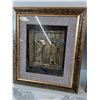 Image 3 : (2) Egyptian Framed Pictures (15"×17") Panoramic Picture  (30"×12")