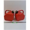 Image 1 : (2) Gasoline Jerry Cans: 1.25 Gallons - Pickup