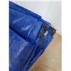 Image 4 : (2) Blue Outdoor Tarp - 12Ft x 15ft