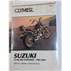 Image 4 : (4) Motorcycle & Dirt Bike Service Manuals: Suzuki - Assorted