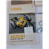 Image 3 : (4) Motorcycle Service Manuals: Honda, Yamaha, Suzuki - Assorted