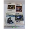 Image 1 : (4) Motorcycle & Snowmobile Service Manuals: Suzuki, Arctic Cat