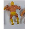 Image 6 : (3) Titan Sports 1980's Rubber Wrestlers: Freddie Blassie, Hulk Hogan, Ted Ardcidi
