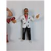 Image 4 : (3) Titan Sports 1980's Rubber Wrestlers: Hulk Hogan, Roddy Piper, Jimmy Hart
