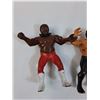 Image 2 : (3) Titan Sports 1980's Rubber Wrestlers: Junkyard Dog, Ricky Steamboat, Kamala