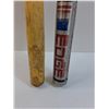 Image 2 : H&B(Wood) & Easton (Metal) Baseball Bats - 34" Long