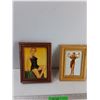 Image 1 : (2) Pictures - Marilyn Monroe 7'' x 9'', Vargas Pinup Girl 6'' x 8.5''