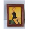 Image 2 : (2) Pictures - Marilyn Monroe 7'' x 9'', Vargas Pinup Girl 6'' x 8.5''