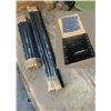 Image 2 : 2 NEW 4 TIER METAL SHELVES 14 INCH BY 14 INCH BY 45 INCH
