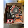 Image 2 : LARGE LOT OF TOOLS, CIRCULAR SAW, CLAMPS, SANDER, SHARPENING STONE AND MORE