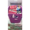 Image 1 : TOTE OF CHRISTMAS DECOR AND ORNAMENTS