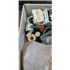 Image 2 : BOX OF ASSORTED HARDWARE, SCREWS AND NAILS