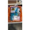 Image 2 : TRAY OF SCHOOL SUPPLIES AND FLOATIES