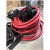 Image 2 : COIL OF AIR HOSE WITH STRAPS LIFTMASTER CONTROL PANEL AND ASSORTED ITEMS