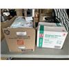 Image 1 : 2 BOXES OF NITRILE GLOVES SIZE SMALL AND DISPOABLE MASKS