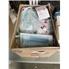 Image 2 : 2 BOXES OF NITRILE GLOVES SIZE SMALL AND DISPOABLE MASKS