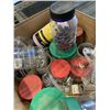 Image 2 : LARGE BOX OF ASSORTED SHOP HARDWARE