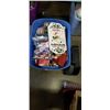 Image 1 : TOTE OF CHRISTMAS DECOR AND ORNAMENTS