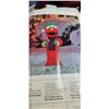 Image 2 : CHRISMTAS FIRE PLACE SCREEN, SESAME STREET FIGURE AND BAG OF HOLIDAY THEMED STUFFED ANAIMALS AND DEC