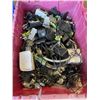 Image 2 : 2 TOTES OF ELECTRICAL CONTACTS AND RELAYS, ETC