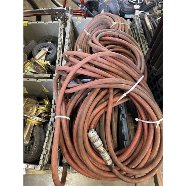 TWO TOTES OF HYDRAULIC HOSE