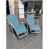 Image 1 : 2 ZERO GRAVITY LOUNGE CHAIRS